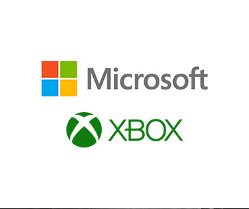Logos of Microsoft and Xbox displayed together.