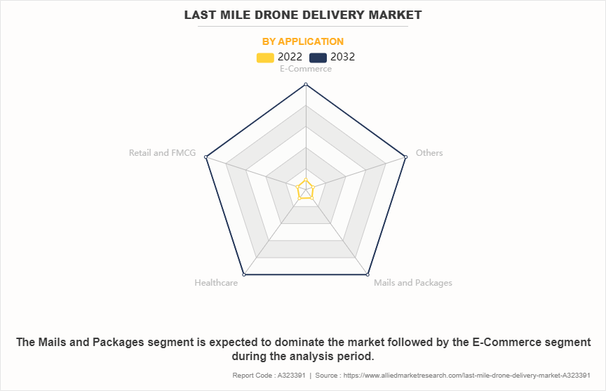 Last Mile Drone Delivery Market by Application