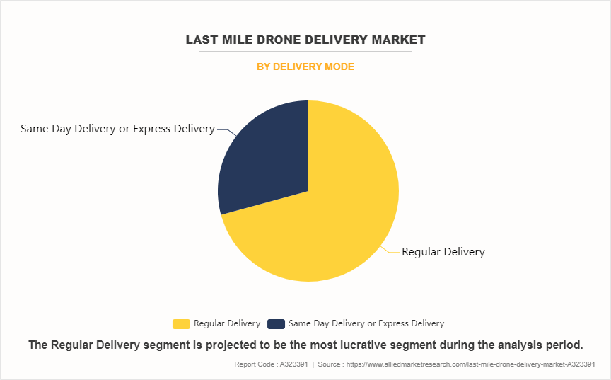 Last Mile Drone Delivery Market by Delivery Mode