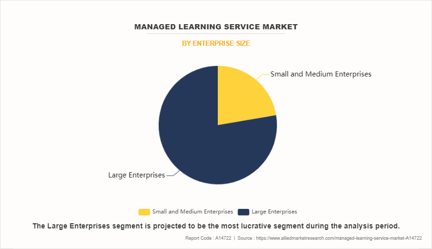 Managed Learning Service Market by Enterprise Size