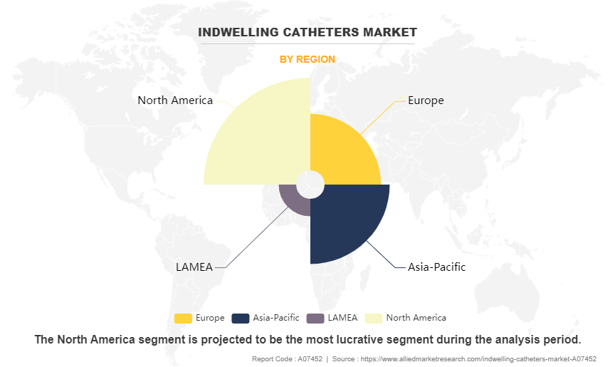 Indwelling Catheters Market by Region