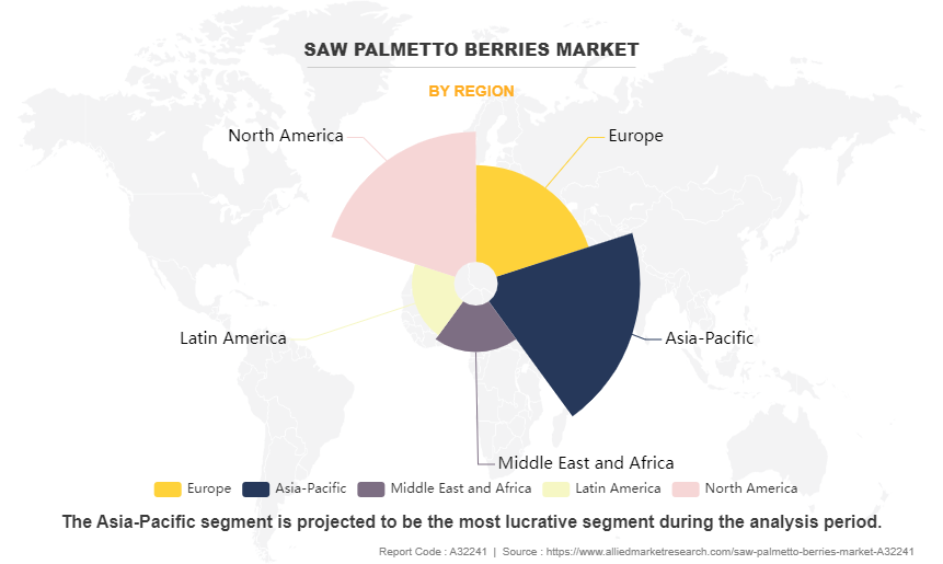 Saw Palmetto Berries Market by Region