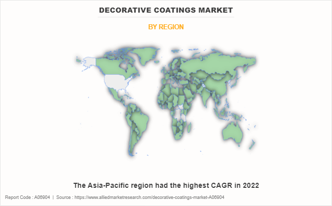 Decorative Coatings Market by Region