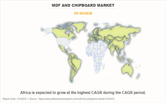 Mdf And Chipboard Market by Region