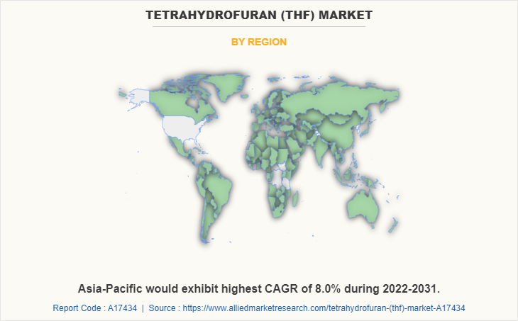 Tetrahydrofuran (THF) Market by Region