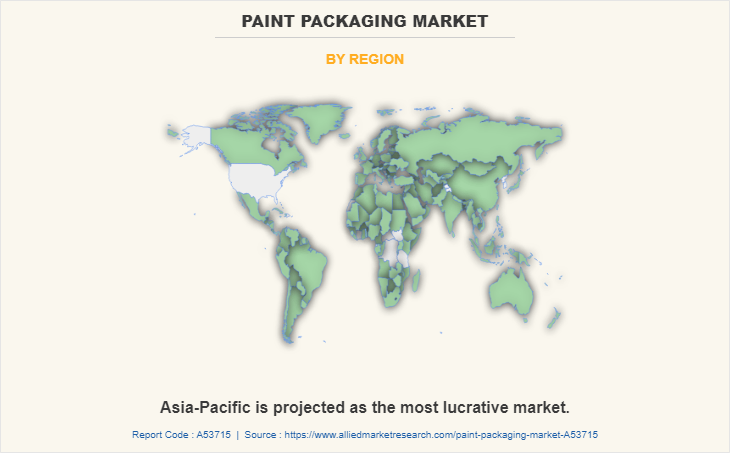 Paint Packaging Market by Region